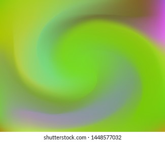 Modern blurry smooth background. Vector illustration elements. Simple backdrop with bright rainbow colors. Green fluid colorful shapes for poster, presentation and banner.