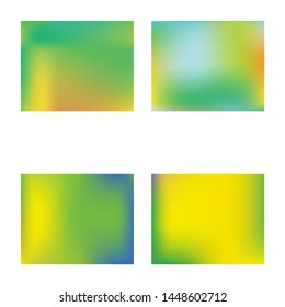 Modern blurry smooth background. Vector illustration space. Commercial backdrop with simple muffled colors. Green fluid colorful shapes for poster, presentation and banner.