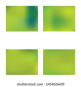 Modern blurry smooth background. Vector illustration flyer. Futuristic backdrop with natural muffled colors. Green fluid colorful shapes for poster, presentation and banner.