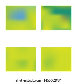 Modern blurry smooth background. Vector illustration flyer. Colorful backdrop with simple muffled colors. Green fluid colorful shapes for poster, presentation and banner.