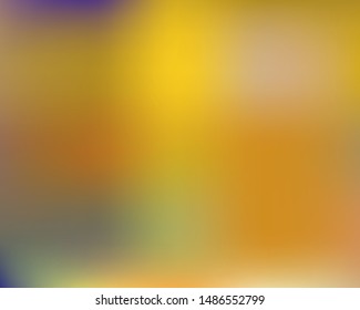 Modern blurry smooth background. Vector illustration art. Original backdrop with simple muffled colors. Yellow, blue and orange colorful shapes for poster, presentation and banner.