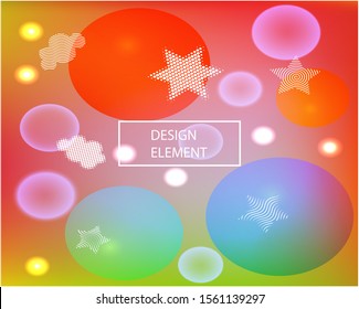Modern blurry smooth background. Vector illustration theme. Dynamic backdrop with colored bubbles and white shapes. Blue fluid colorful figures for poster, presentation and banner.
