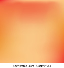 Modern blurry smooth background. Vibrant backdrop with simple muffled colors. Vector illustration art. Orange fluid colorful shapes for poster, presentation and banner.