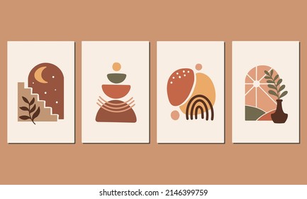 Resumen de Boho moderno e ilustración