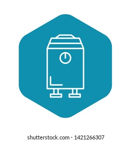 Modern boiler icon. Outline modern boiler vector icon for web design isolated on white background