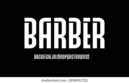 Modern bold Alphabet Font. Typography urban style fonts for technology, digital, movie logo bold style.