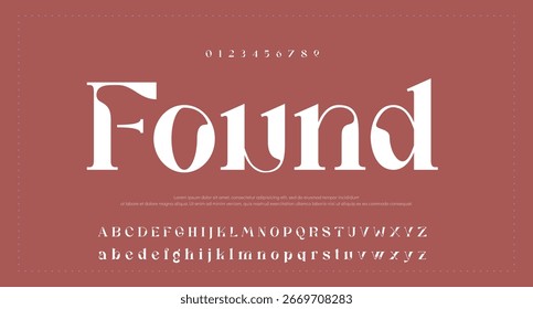 Moderne, fett gedruckte Vektorschriftart. Typografie urbanen Stil Alphabet Schriftarten für Mode, Sport, Technologie, digital, Film, Logo-Design, Vektorgrafik.
