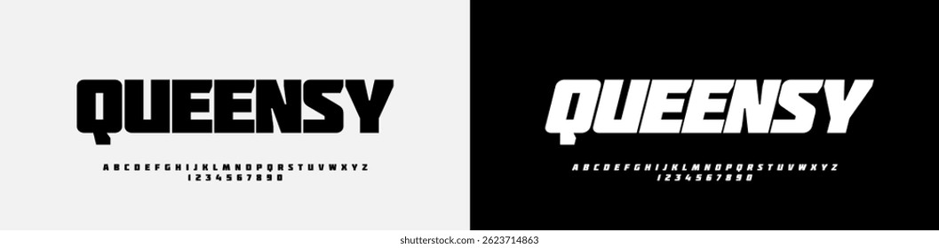 Modern Bold Creative Font. Fashion Typography technology electronic digital music future creative font. Editable vector font.