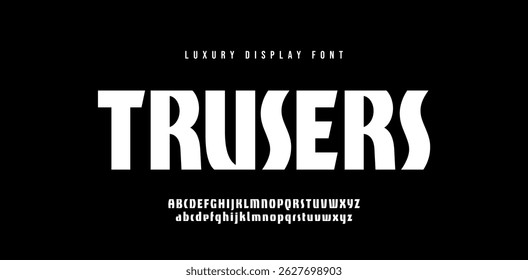 Modern Bold Creative Font. Fashion Typography, sport, bussiness, culture, foodes, technology electronic digital music future creative font. Editable vector font. Uppercase and Lowercase Display Font