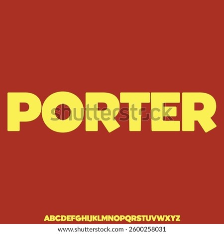 Modern bold display font with extended alternate letters
