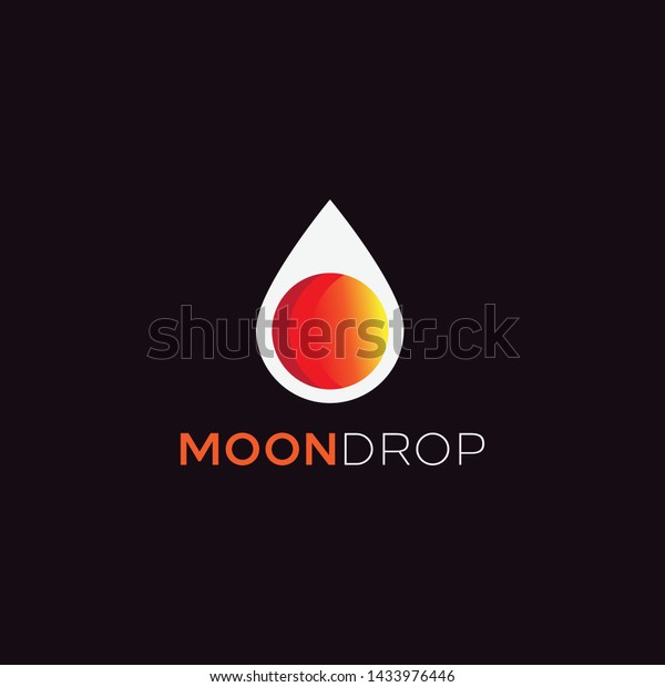 modern, bold, elegant, sophisticated, strong,\
clean, fresh and unique logo design with water and moon\
illustration\
inspiration