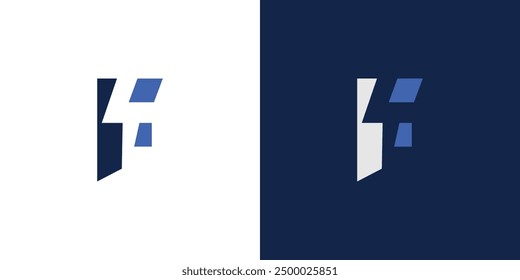  Modern and Bold F Electric logo design 