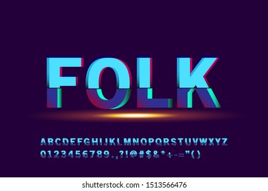 Modern Bold Font Effect with modern style futuristic alphabet design and elegant font, typeface for poster, logo and tittle text effect modern letter design