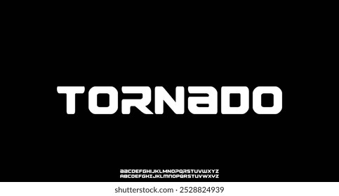 Modern Bold Font. Extended Font. Regular Italic Number Typography urban style alphabet fonts for fashion, sport, technology, digital, movie, logo design, vector illustration