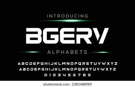 Modern Bold Font. Heavy Font. Regular, Italic, Rounded, Uppercase, Lowercase and Number. Typography urban fonts for fashion, sport, technology, digital, movie, logo design, vector illustration