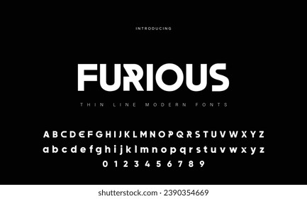 Modern Bold Font. Heavy Font. Regular, Italic, Rounded, Uppercase, Lowercase and Number. Typography urban fonts for fashion, sport, technology, digital, movie, logo design, vector