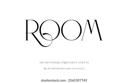 Modern Bold Font. Heavy Font. Regular, Italic, Rounded, Uppercase, Lowercase and Number. Typography urban fonts for fashion, sport, technology, digital, movie, logo design, vector illustration