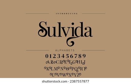 Modern Bold Font and Heavy Font. Typography urban style alphabet fonts for fashion, sport, technology, digital, movie, logo design, vector illustration