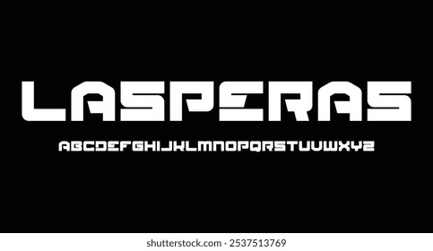 Modern Bold Font and Number. Typography urban style alphabet fonts for fashion, sport, technology, digital, movie, logo design, vector illustration

