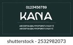 Modern Bold Font. Regular Italic Number Typography urban style alphabet fonts for fashion, sport, technology, digital, movie, logo design, vector illustration