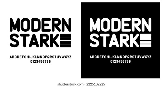 Modern Bold Font. Regular Italic Number Typography urban style alphabet fonts for fashion, sport, technology, digital, movie, logo design, vector illustration