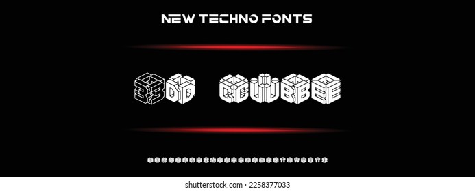 Modern Bold Font. Regular Italic Number Typography urban style alphabet fonts for fashion, sport, technology, digital, movie, logo design, vector illustration
