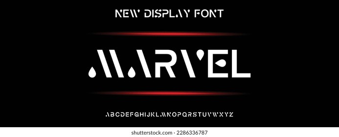 Modern Bold Font. Regular Italic Number Typography urban style alphabet fonts for fashion, sport, technology, digital, movie, logo design, vector illustration