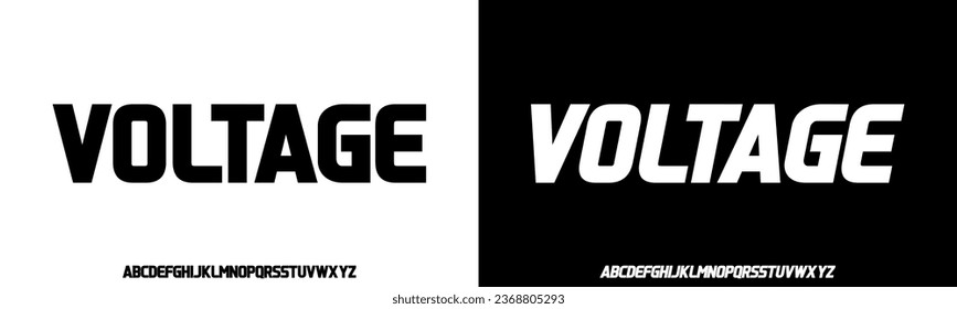 Modern Bold Font. Regular Italic. Typography urban style alphabet fonts for fashion, sport, technology, digital, movie, logo design, vector illustration