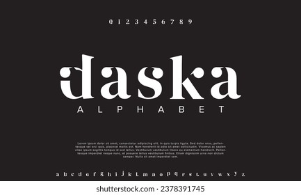 Fuente negrita moderna. Típografía de estilo urbano normal Cursiva tipografía de estilo urbano para moda, deporte, tecnología, digital, cine, diseño de logotipo, ilustración vectorial