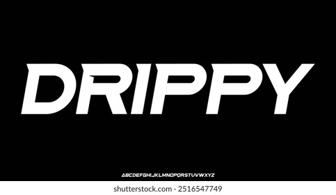 Modern Bold Font. Regular Italic Number Typography urban style alphabet fonts for fashion, sport, technology, digital, movie, logo design, vector illustration