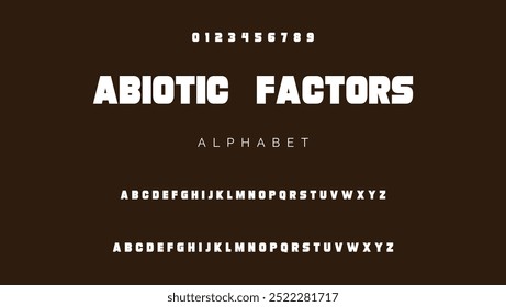 Modern Bold Font. Regular Italic Number Typography urban style alphabet fonts for fashion, sport, technology, digital, movie, logo design, vector illustration