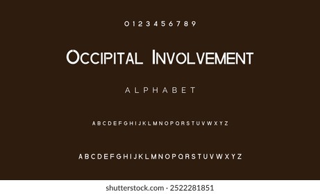 Modern Bold Font. Regular Italic Number Typography urban style alphabet fonts for fashion, sport, technology, digital, movie, logo design, vector illustration