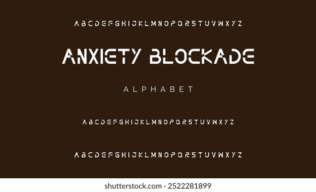 Modern Bold Font. Regular Italic Number Typography urban style alphabet fonts for fashion, sport, technology, digital, movie, logo design, vector illustration