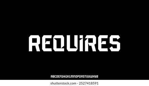 Modern Bold Font. Regular Italic Number Typography urban style alphabet fonts for fashion, sport, technology, digital, movie, logo design, vector illustration