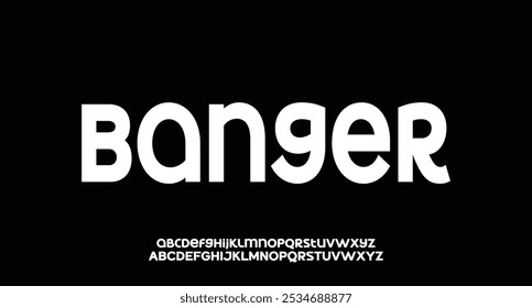 Modern Bold Font. Regular Italic Number Typography urban style alphabet fonts for fashion, sport, technology, digital, movie, logo design, vector illustration
