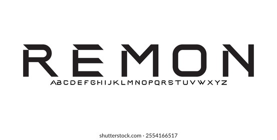 Modern Bold Font. Regular Italic Number Typography urban style alphabet fonts for fashion, sport, technology, digital, movie, logo design, vector illustration

