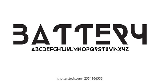 Modern Bold Font. Regular Italic Number Typography urban style alphabet fonts for fashion, sport, technology, digital, movie, logo design, vector illustration
