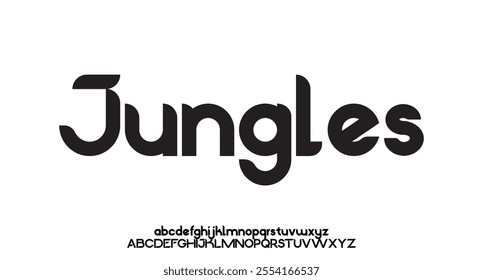 Modern Bold Font. Regular Italic Number Typography urban style alphabet fonts for fashion, sport, technology, digital, movie, logo design, vector illustration

