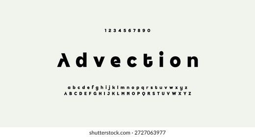 Modern Bold fuente. Fuentes regulares del alfabeto del estilo urbano de la tipografía del número itálico para la moda, deporte, tecnología, digital, película, diseño del logotipo, Ilustración vectorial
