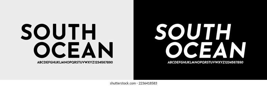 Modern Bold Font. Rounded Font. Typography urban style alphabet fonts for fashion, sport, technology, digital, movie, logo design, vector illustration