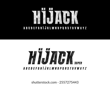 Modern bold font rustic lettering. Alphabet abc typography design. Vector graphic design.