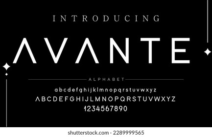 Modern Bold Font. Sans Serif Font. Regular Italic Uppercase Lowercase Typography urban style alphabet fonts for fashion, sport, technology, digital, movie, logo design, vector illustration