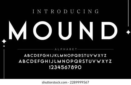Modern Bold Font. Sans Serif Font. Regular Italic Uppercase Lowercase Typography urban style alphabet fonts for fashion, sport, technology, digital, movie, logo design, vector illustration