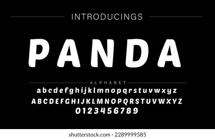 Modern Bold Font. Sans Serif Font. Regular Italic Uppercase Lowercase Typography urban style alphabet fonts for fashion, sport, technology, digital, movie, logo design, vector illustration