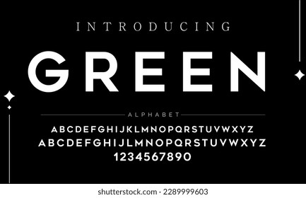 Modern Bold Font. Sans Serif Font. Regular Italic Uppercase Lowercase Typography urban style alphabet fonts for fashion, sport, technology, digital, movie, logo design, vector illustration