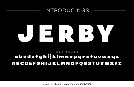 Modern Bold Font. Sans Serif Font. Regular Italic Uppercase Lowercase Typography urban style alphabet fonts for fashion, sport, technology, digital, movie, logo design, vector illustration