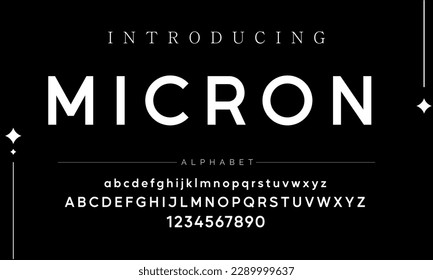 Modern Bold Font. Sans Serif Font. Regular Italic Uppercase Lowercase Typography urban style alphabet fonts for fashion, sport, technology, digital, movie, logo design, vector illustration