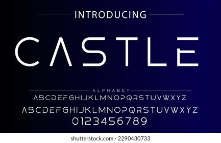 Modern Bold Font. Sans Serif Font. Regular Italic Uppercase Lowercase Typography urban style alphabet fonts for fashion, sport, technology, digital, movie, logo design, vector illustration
