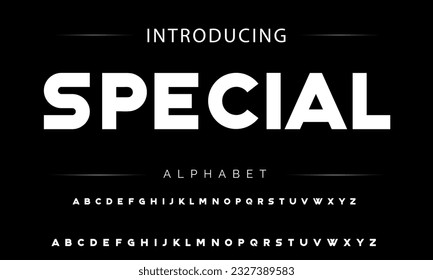 Modern Bold Font. Sans Serif Font. Regular Italic Uppercase Lowercase Typography urban style alphabet fonts for fashion, sport, technology, digital, movie, logo design, vector illustration