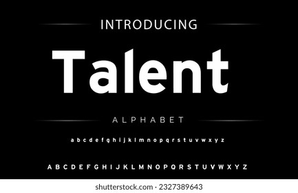 Modern Bold Font. Sans Serif Font. Regular Italic Uppercase Lowercase Typography urban style alphabet fonts for fashion, sport, technology, digital, movie, logo design, vector illustration